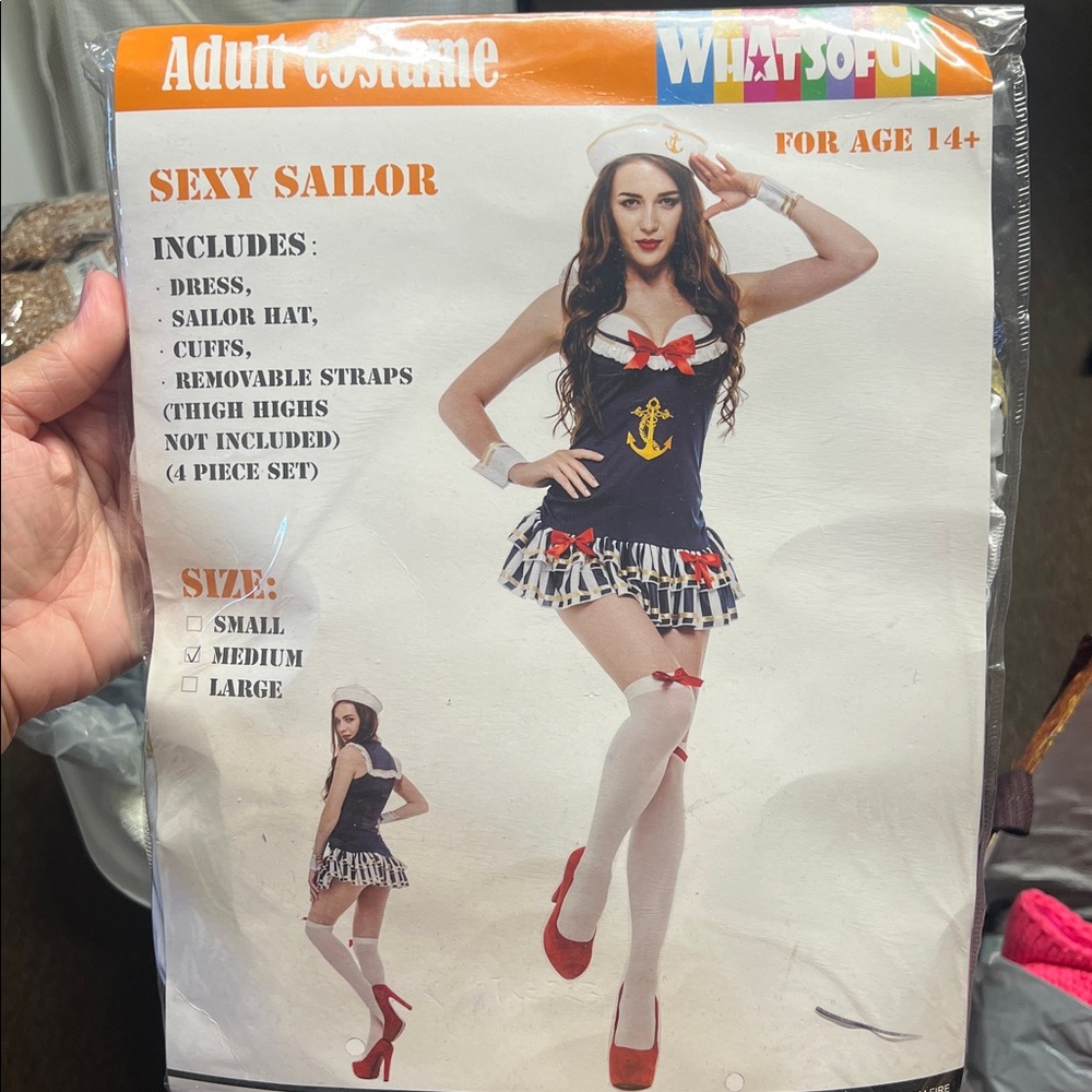 Sexy Sailor Costume with Dress and Accessories
